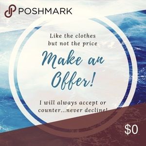 Let’s get poshing!! Make an offer !!!